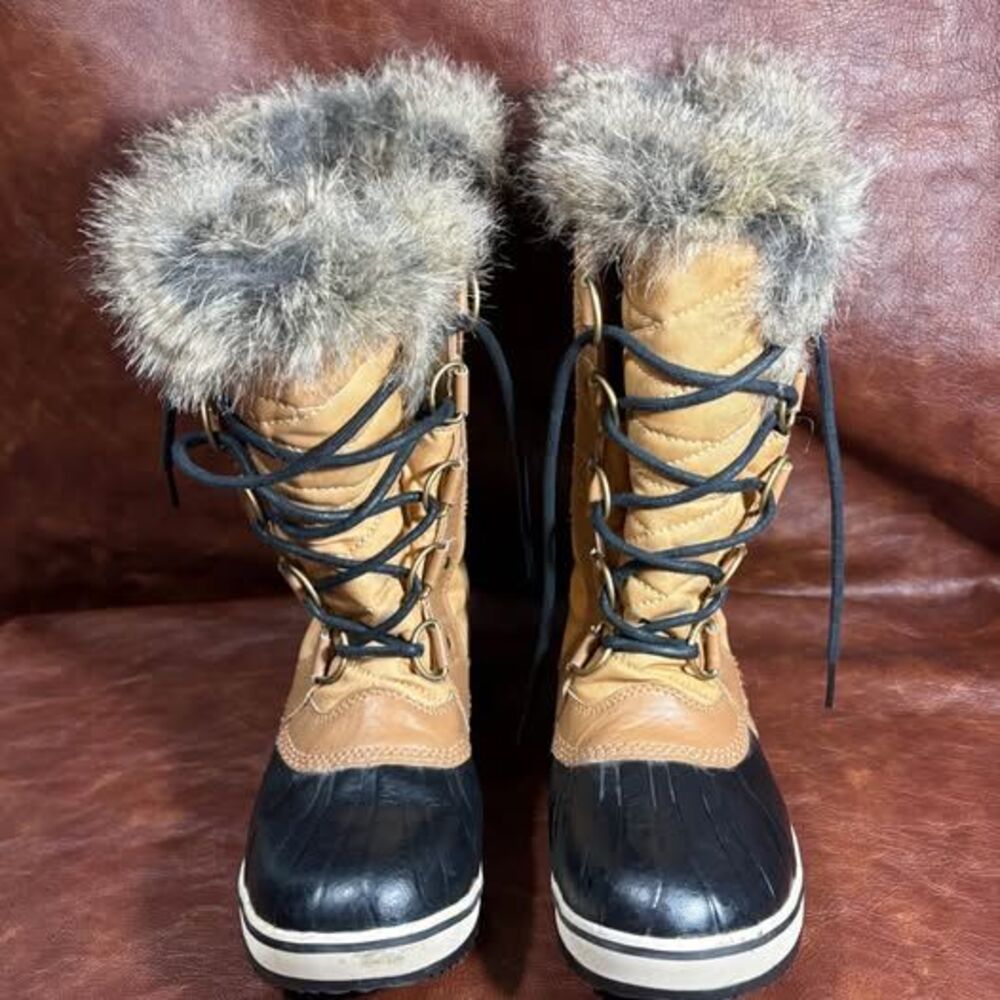 SOREL Tofino II Waterproof Winter Snow Boots Curry Fawn Women's Size 7 NL2332-37